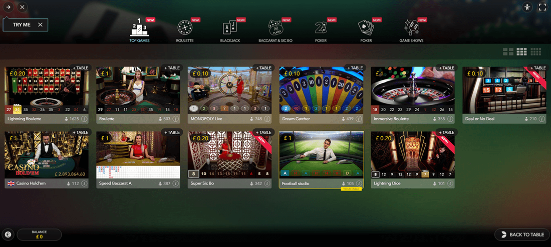 Real Experience in the NetBet Live Casino.