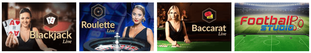 Exclusive selection of more than 70 titles at Mr Play live casino